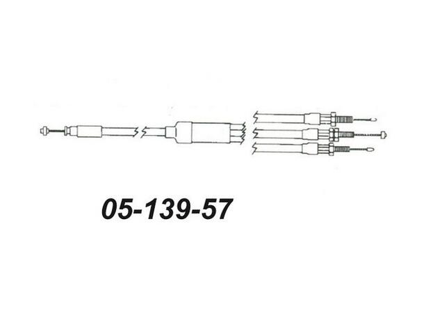 Gasswire Ski-Doo OEM: 414649200 414734700 414789500 